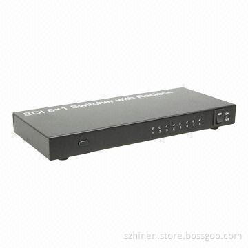 SDI Switcher 8x1 Supports SD-SDI, HD-SDI or 3G-SDI Signals